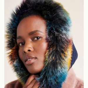Anthropologie Faux Fur Snood